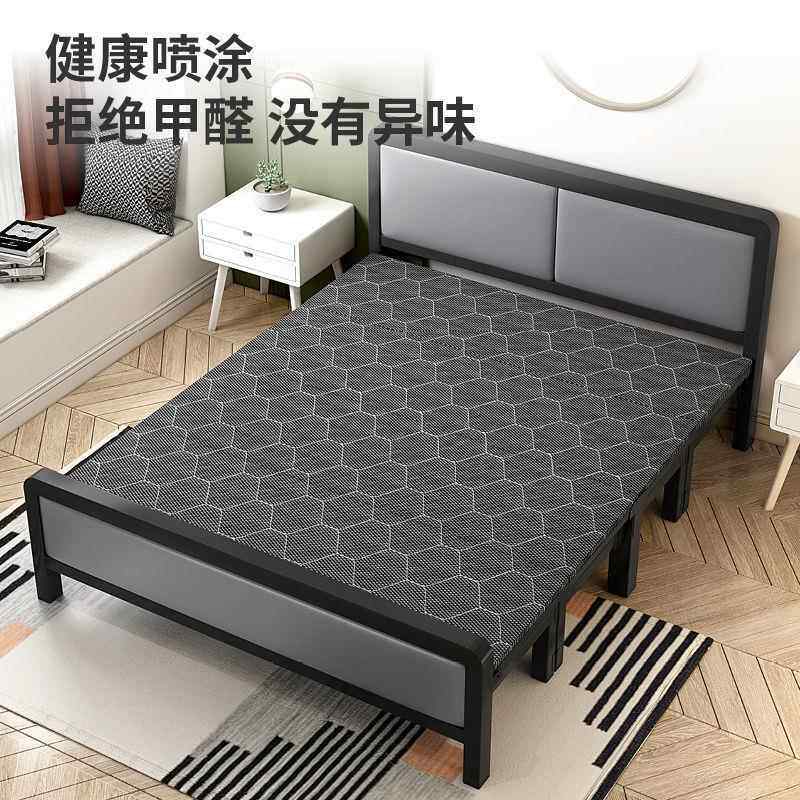 双折叠床家用人铁架床带床垫出屋简易床硬板见详情床租办公室午休