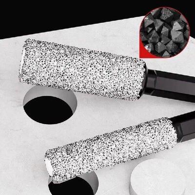 Tile Hole Saw Kit Brazing Hexagonal Handle Glass Drill Bit