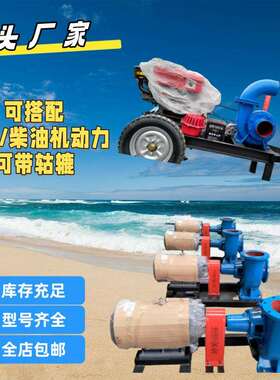 HW混流泵大流量柴油机抽水泵农田灌溉水利工程蜗牛泵6寸8寸10寸泵
