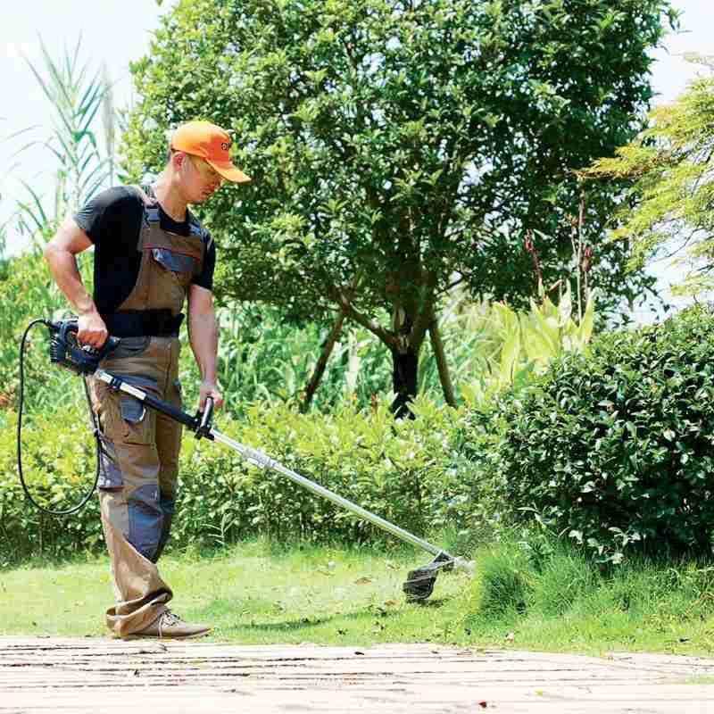 东脉充电式割草机电动打草机割灌机家用多功能开荒割草除草机