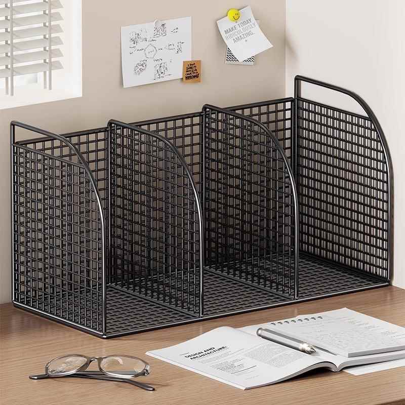 文件收纳架桌面书架文件架书立架办公室文件夹收纳整理盒包邮