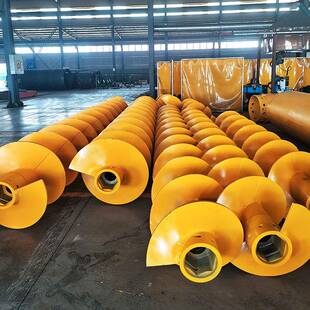 挖改螺旋钻机挖机用螺旋钻杆挖改光伏电线杆旋挖钻机CFA长螺旋钻