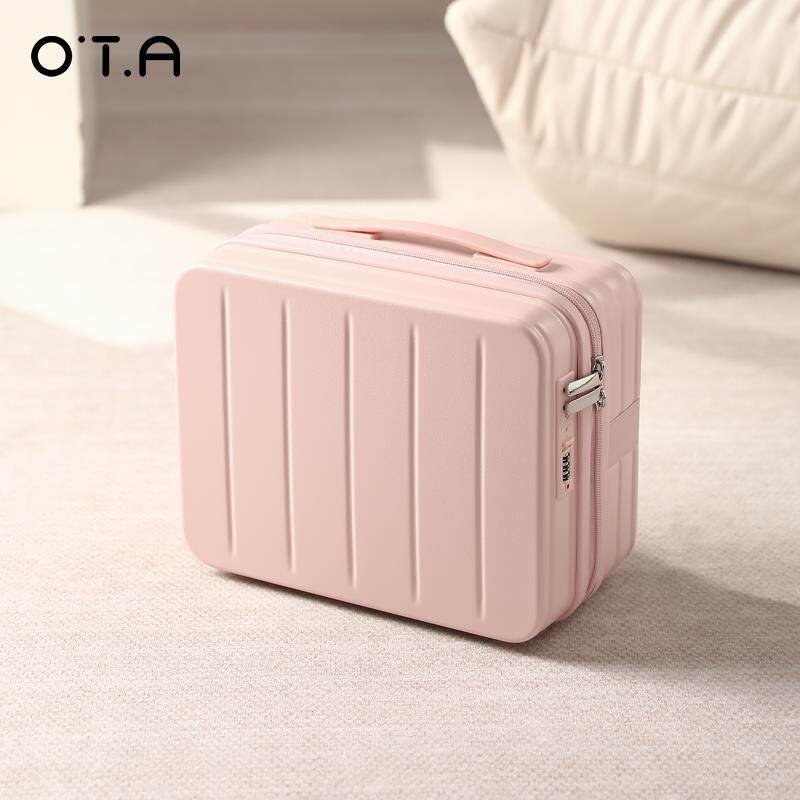 高档OTA手行李箱加包女14寸机小轻便登可套拉杆迷你便携附化提妆
