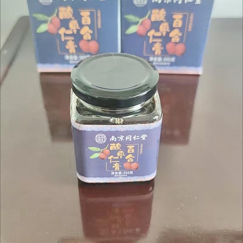 南京同仁堂酸枣仁膏搭配改善睡眠膏百合酸枣仁茶膏滋睡前膏