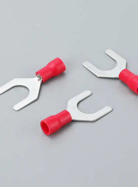 -鼻压铜sv1接线绝缘 铜线预 25u8型叉形耳压线冷.接头端子