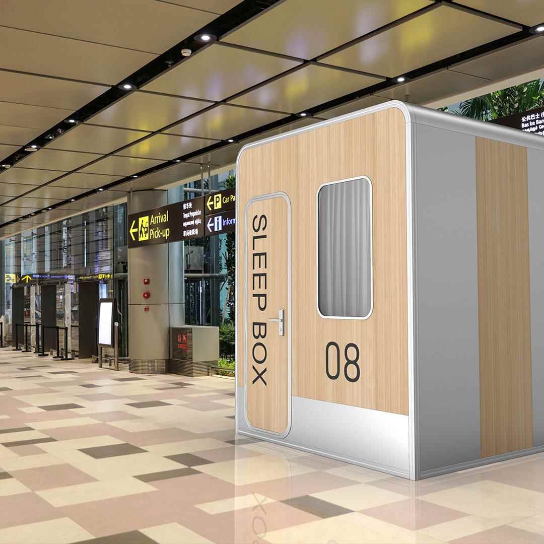 家空定制双店人太舱机场睡眠盒A型舱子厂胶囊房睡眠舱移动酒隔音