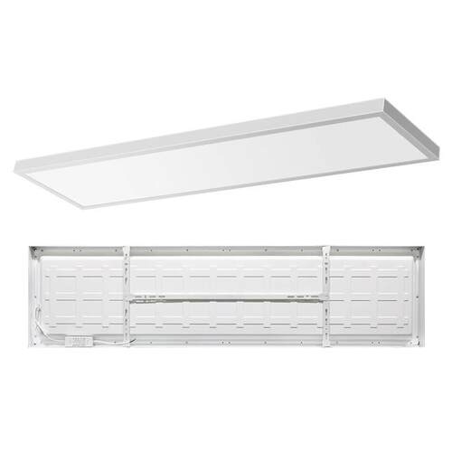 明装600*600led平板灯办公室方形明装吸顶灯工程款铝材led面板灯