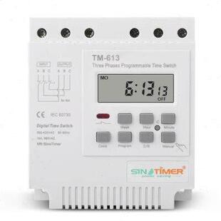 直销智能定时控制开关三相380xV自动断电时间控制器613水泵增氧大