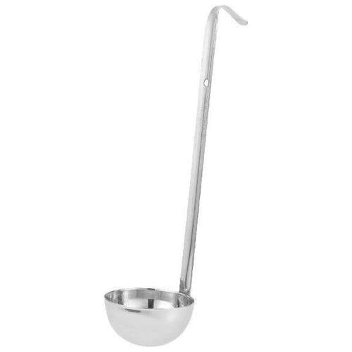 Stainless Steel Soup Ladle 90Ml Long Handle Hook Type