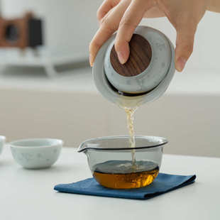 轻奢伴手礼陶瓷便携式 创意快客杯旅行茶具套装 茶具礼品