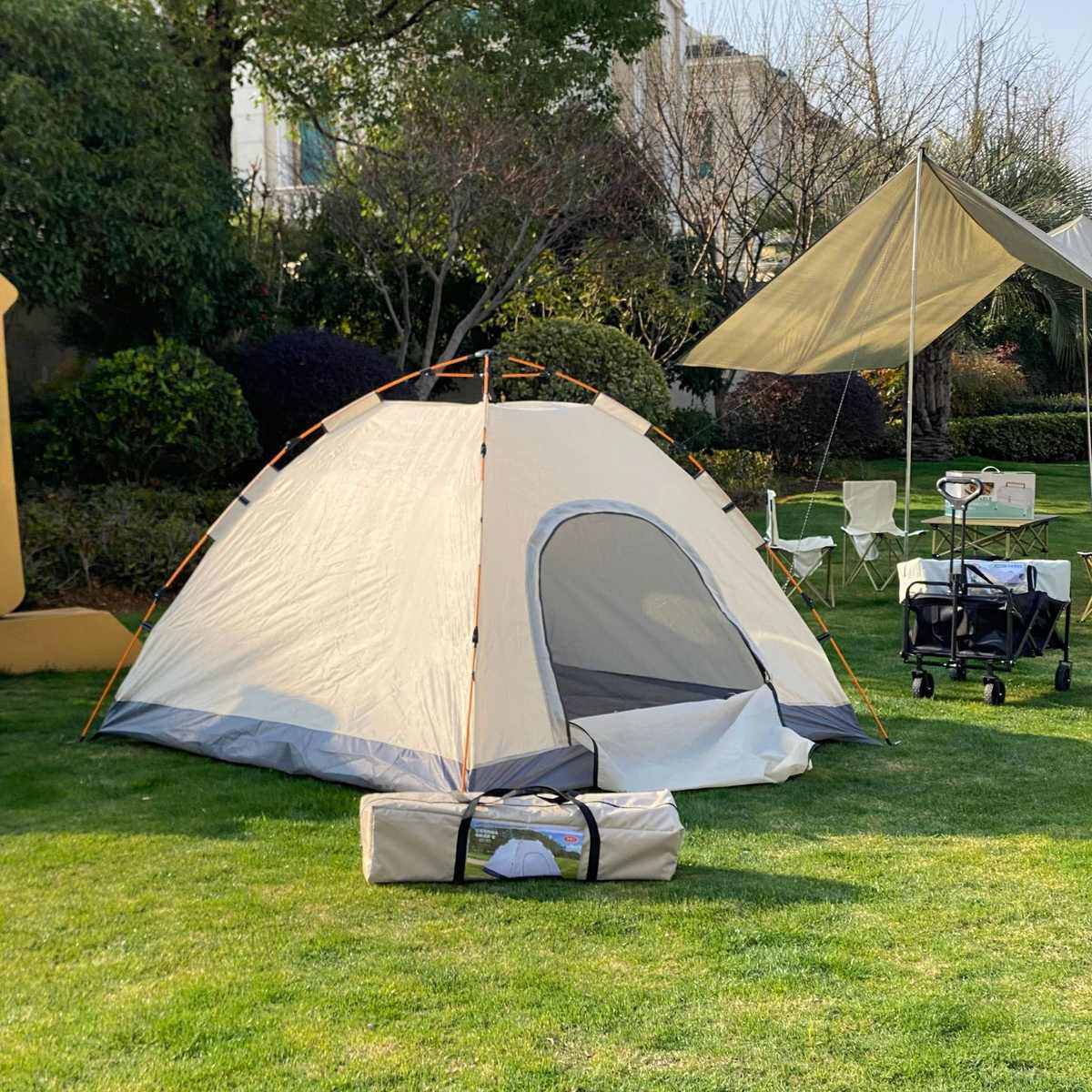 牧蜂人户外帐篷免安装防风防蚊便捷式露营遮光防晒帐篷野营帐篷屋