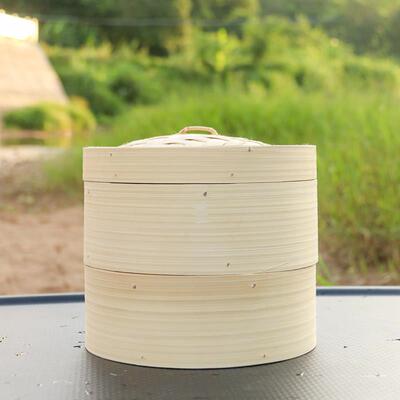 铁LLTC2020锅蒸笼蒸笼笼炒竹蒸笼家用蒸子竹笼屉蒸锅笼屉格格锅包