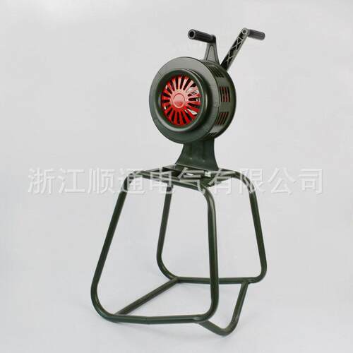手摇报警器SY-200带支架固定式大型手摇防空警报器LK-120 LK-100