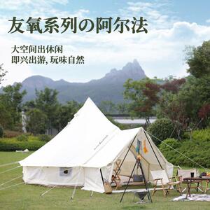 新款直销博庭α阿尔法帐篷含遮雨棚整套户外野营帐篷网红民宿营地