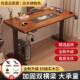 实木用电动升桌电659脑桌电竞桌子家书桌学降桌办公习桌可升降工