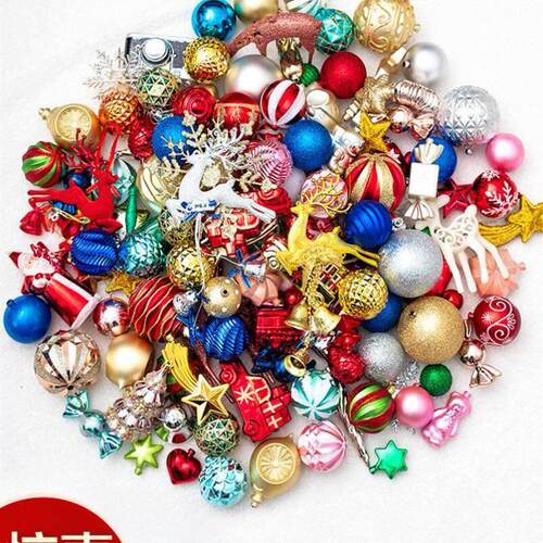Christmas tree decoration small pendant ball set圣诞树