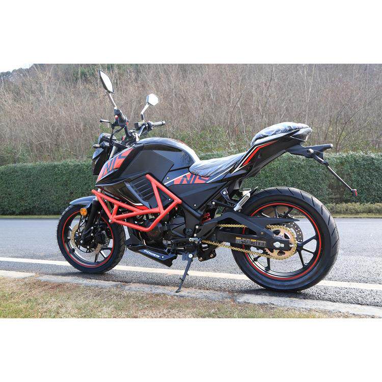 200CC电喷国四冲程成人燃油摩托车摩托车大盘碟刹越野车跑车