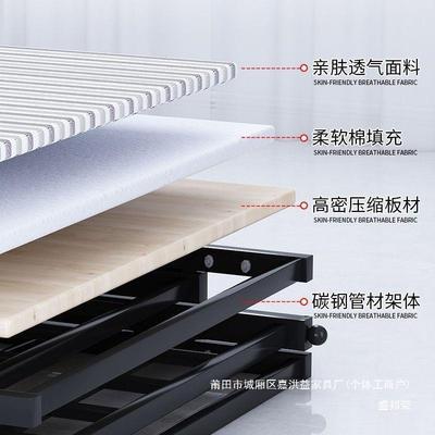 折叠床午休简易家1经济型办公室5单人现床小床CKC用双人米金属代