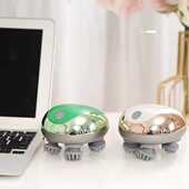 舒爽头皮 头部按摩器磁吸充电揉捏震动揉捏到位 新款 迷你便携式