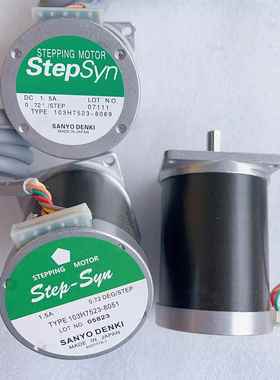 三洋步进电机103H7523-8051五线马达103H7523-8069 1.5A全新包邮