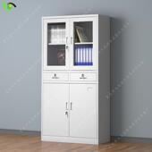 办公室文件柜四门更衣柜财务凭证柜资料柜钢制档案柜子二门收纳柜