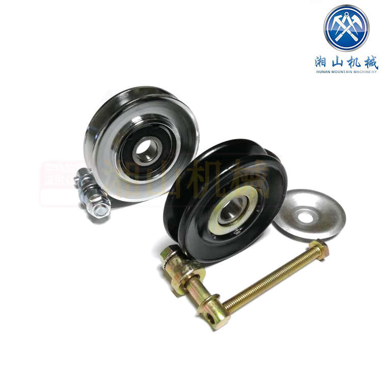 挖掘机配件现代55 60 80 110 130 215 225-5-7-9空调皮带张涨紧轮