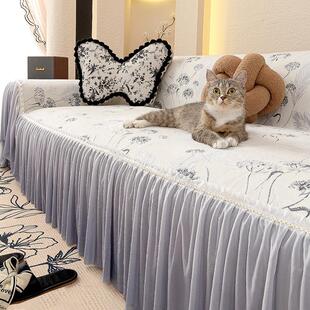 四季通用简约现代风沙发盖布一整张全盖沙发巾固定防滑可机洗套罩