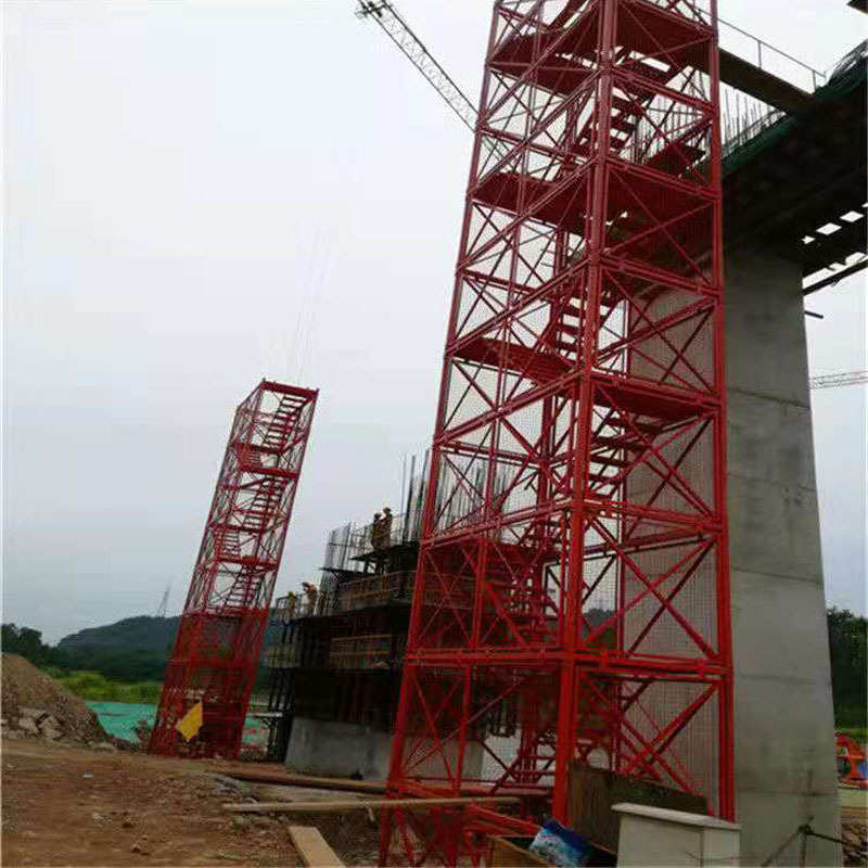 建筑安全梯笼桥梁安全爬梯组合式梯笼基坑框架施工梯笼箱式爬梯