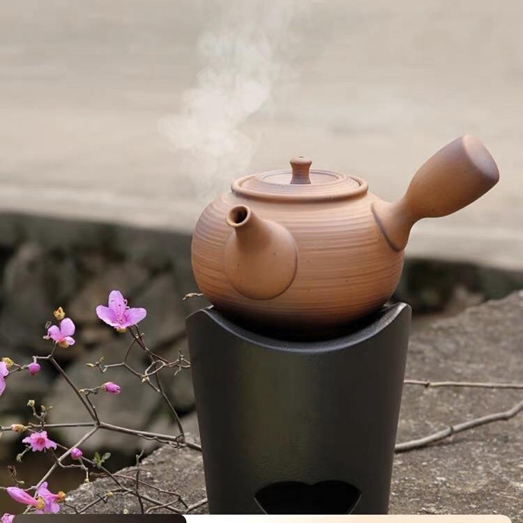 陆宝陶瓷茶具家用侧把壶砂铫陶壶炭炉围炉煮茶烧茶壶急须壶