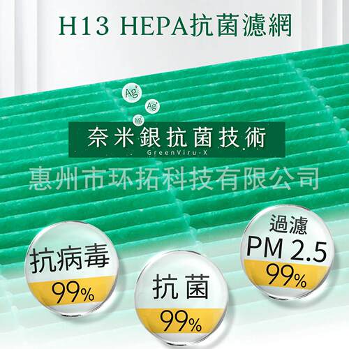 适配Coway（1片HEP空气净化器过滤网格威A-101颗粒活C性炭H9EPA抗