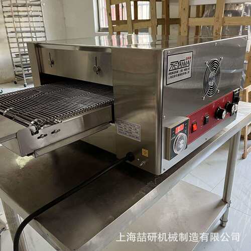 喆研 热风履带式循环比萨炉商用汉堡链条式12寸18寸2寸披萨烤箱