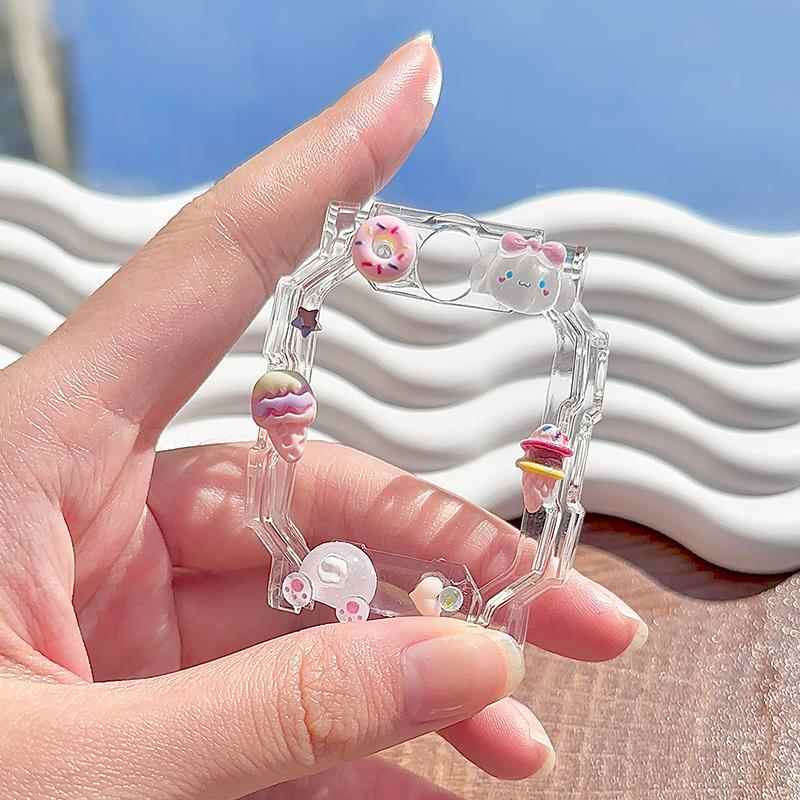 DIY公仔保护壳适用小天才Z10电话手表Z9/Z8A/Z7Z6P透明保护套卡通