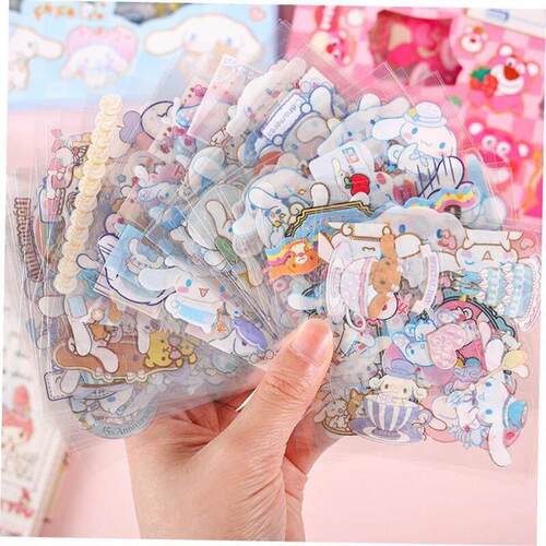 sanrio sticker cinnamoroll kuromi stickers bear cute贴纸pvc
