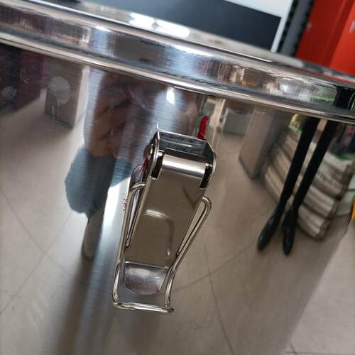 厂家直供静电喷GL008-00涂配件供粉桶机 静喷涂机专圆形不锈钢供