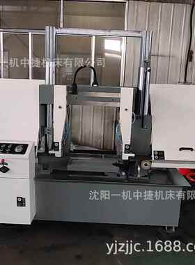 GT4250双立柱带锯床液压加紧GB4260锯床可加数显厂家直供