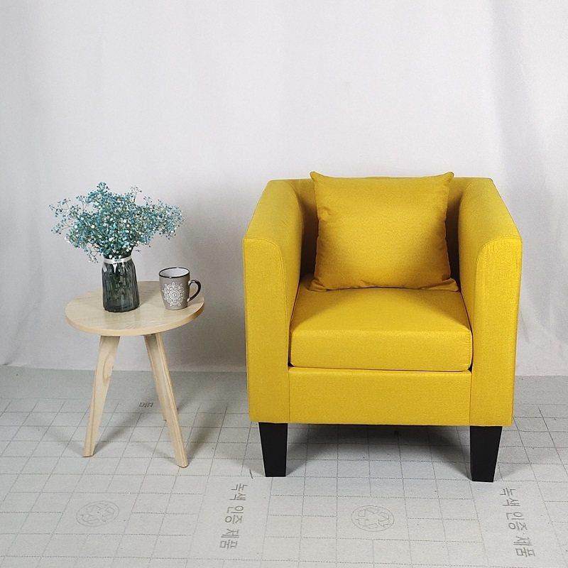 办公室卧室网咖网咖电脑沙发椅棉麻布艺皮质简约小型单人沙发卡座,住宅家具,布艺沙发,淘宝优惠券,粉丝福利购,淘宝优惠卷