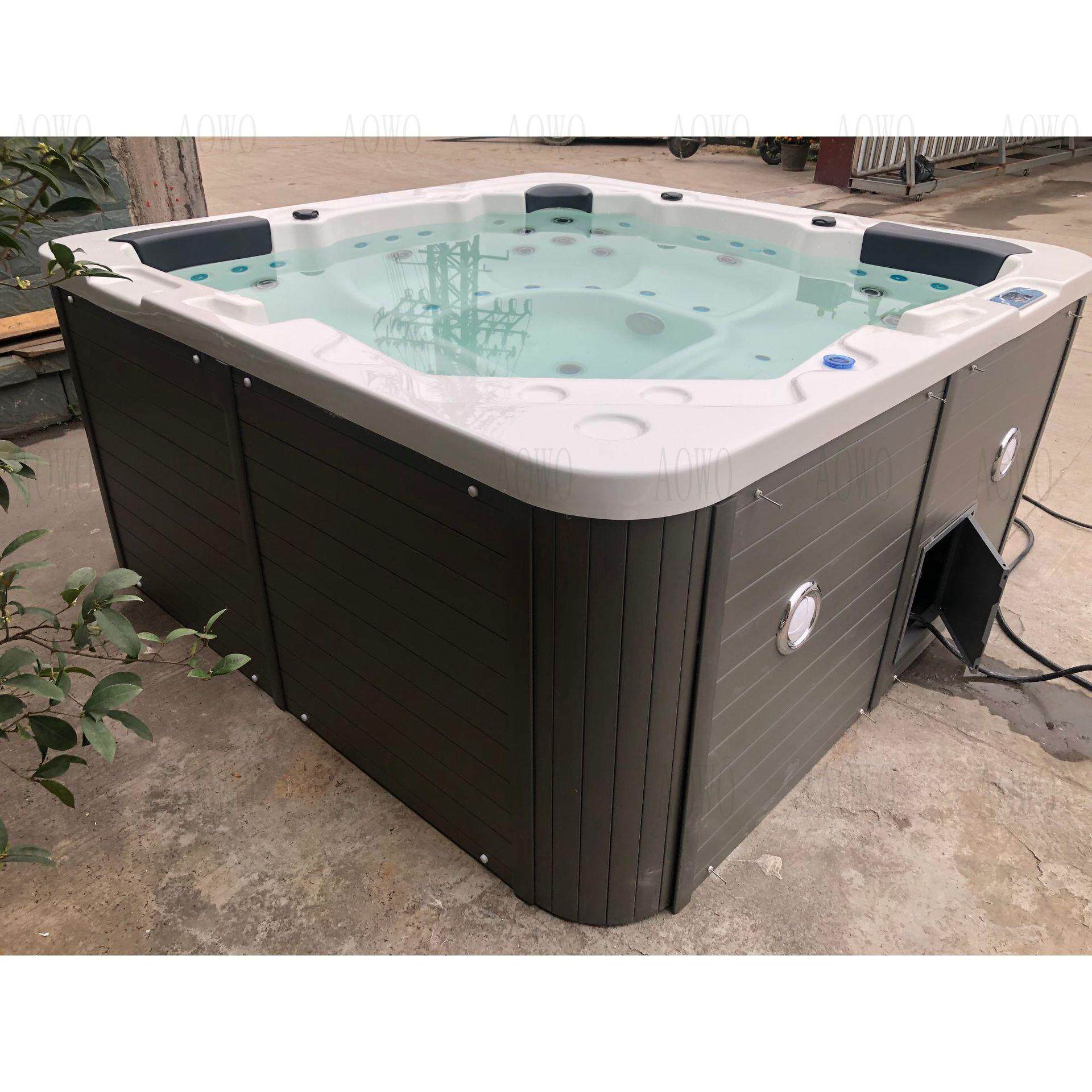 5人亚克力户外按摩冲浪浴缸水疗spa浴缸别墅游游花园jacuzzi浴缸