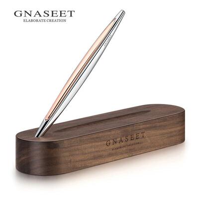 GNASEET永恒笔无墨金属笔高档办公桌面摆件商务logo刻字定制创意