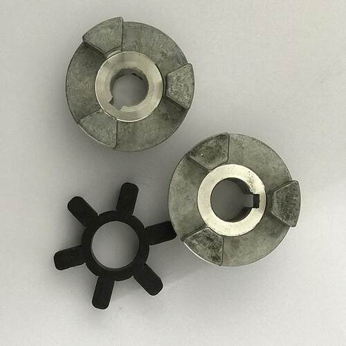 2xz双极旋直联弹性片式真空配件电机轴器联连轴泵器连厂家214零件