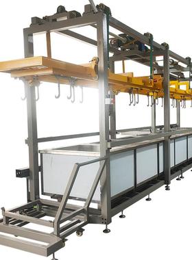 动件垂直升降超声波清自WKL金洗线机械五零拉链除油除锈清洗设备