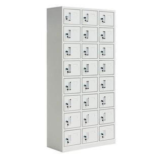 钢制更衣柜铁皮柜24门鞋柜宿舍职工储物柜餐厅碗柜多门带锁工具柜