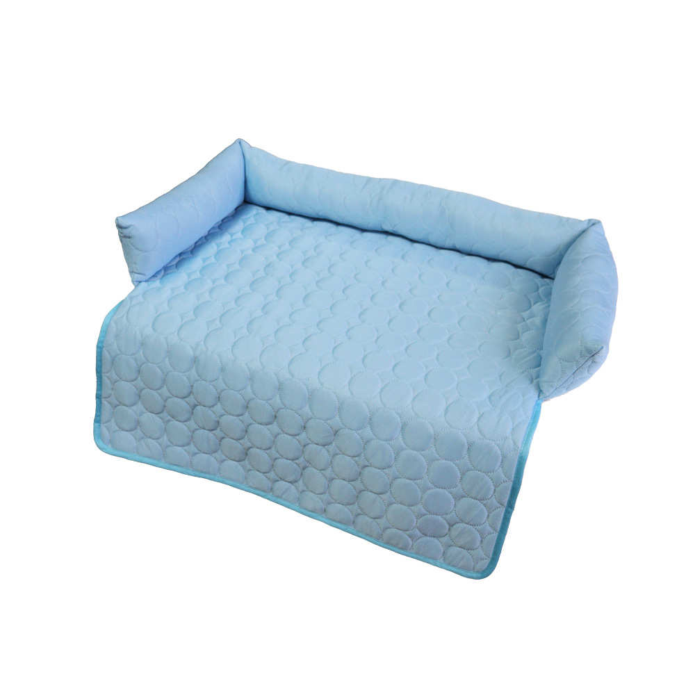凉带冷感狗宠物凉席垫冰纯色透气猫冰宠物枕垫降温垫垫丝夏季
