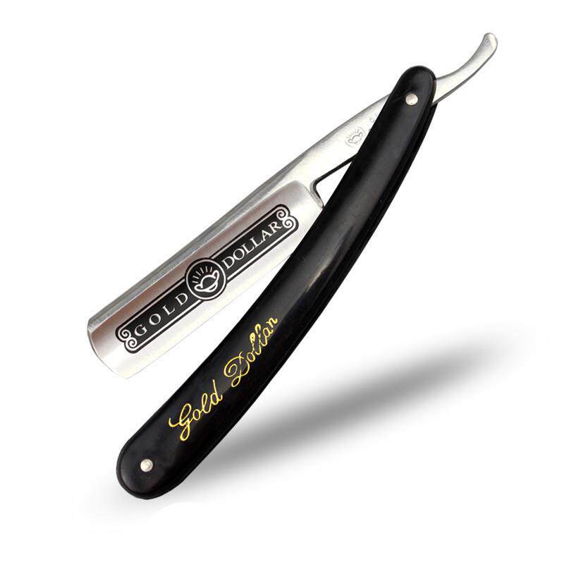 跨境 金元66型剃刀 可磨剃须刀架 手动老式剃头刀 美发刮刀