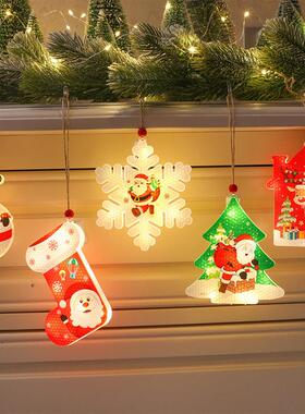 Christmas decoration pendant small night light tree 装饰挂件