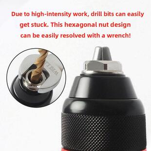 手电钻卡盘金属棘轮自锁防锁转换头电动扳手手电钻转换卡盘