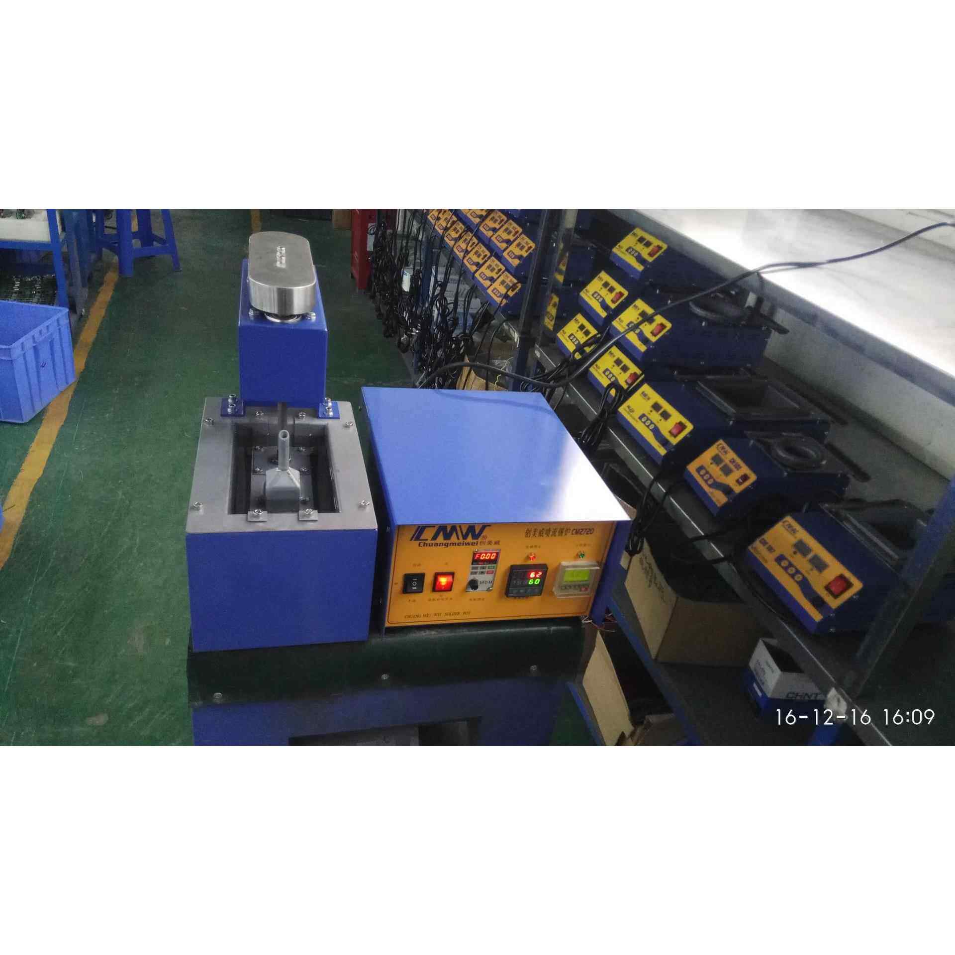 焊线端子喷流锡炉/接头线端表面接驳上锡自动喷锡表面可上锡成功