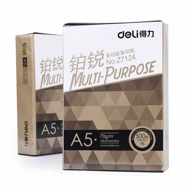 得力A5纸【请看清大小，只有A4纸1/2大，】单包500张