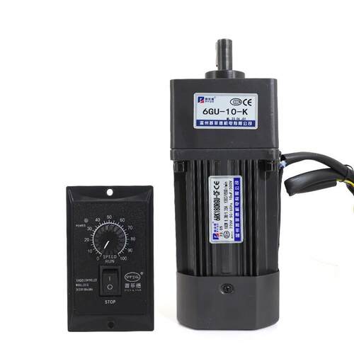 18速0W调速减电机6R80G铜U-CF大扭矩线圈16R180GU传送带搅拌机低