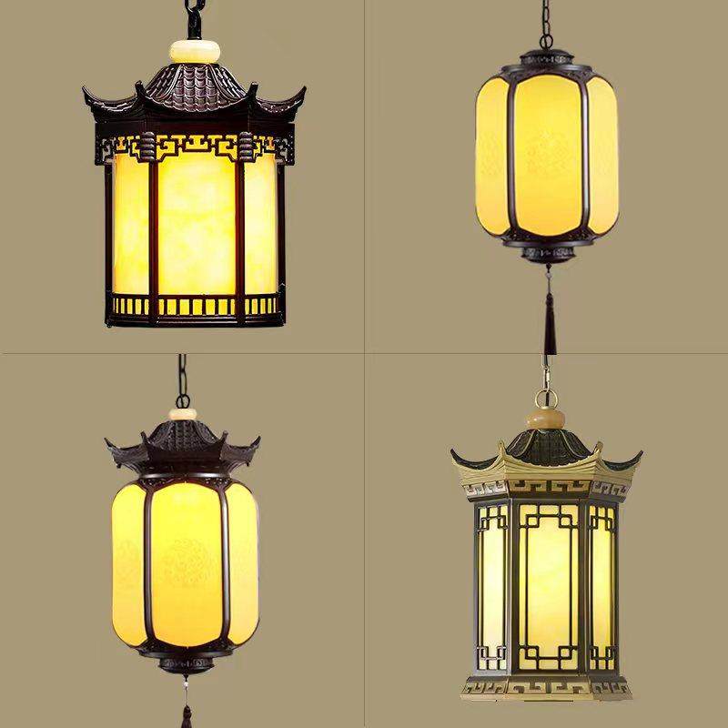 新中式户外仿古灯笼室外庭院花园宫廷凉亭连廊别墅大门口吊灯