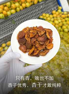 晚桔 杏子干 不加糖天然杏味 非蜜饯杏脯 杏干水果茶小零食